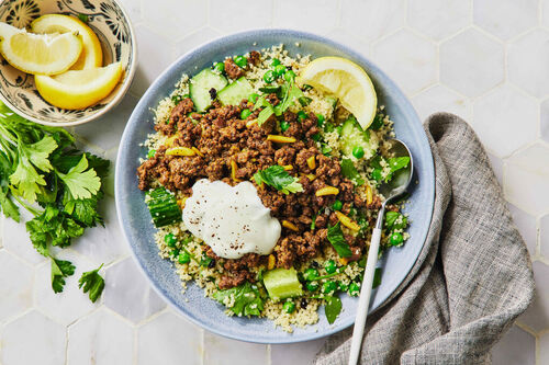 15-Min Middle Eastern Lamb and Yoghurt