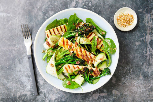 Carb-Conscious Haloumi Salad