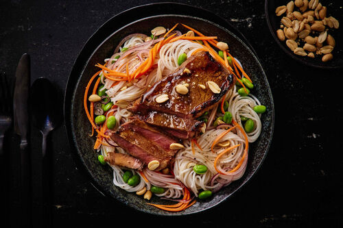 Bun Cha-Inspired Beef Porterhouse Steaks