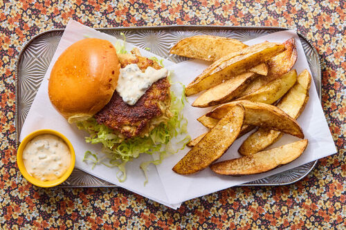 Luxe! Crab Cake Sandwiches