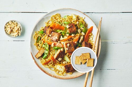 Double the Sticky Soy Tofu Noodles