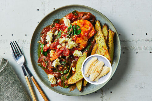 Tomato-Braised Greek Fish