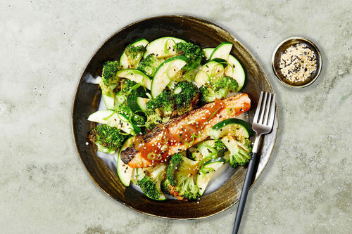 Carb-Conscious Miso Salmon