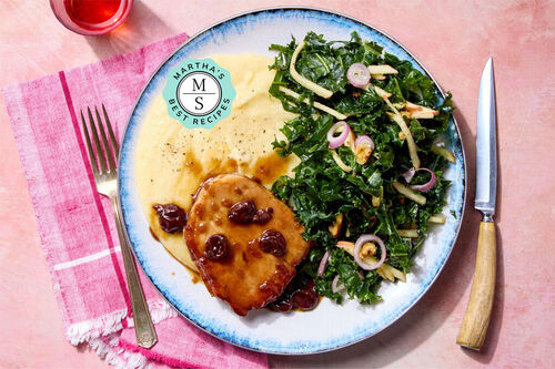 Martha's Best Cherry-Glazed Pork Chop
