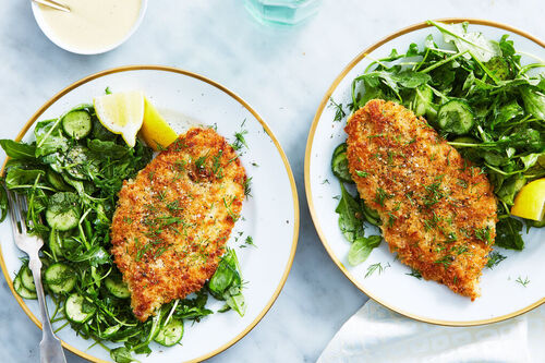 Chicken Milanese with Readymade Cutlets