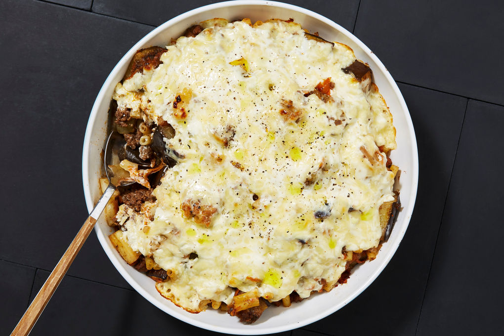 Moussaka Pasta Bake with Eggplant, Oregano and Yoghurt | Marley Spoon