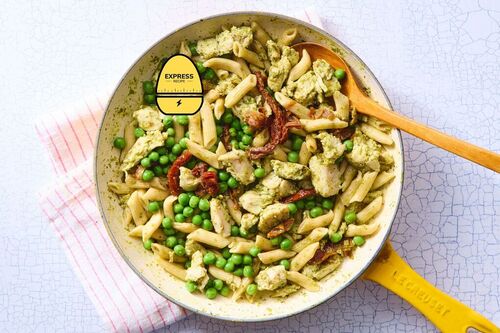Express Recipe! Chicken Pesto Pasta
