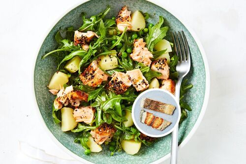 Sesame-Aussie Barramundi and Potato Salad