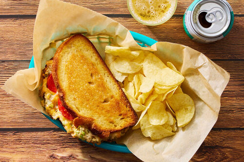 Tuna Melts on Toasted Sourdough