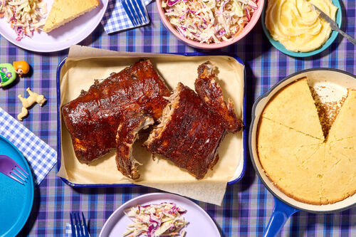 Family Friendly! Saucy Heat & Eat BBQ Ribs