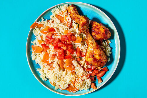 Feuriges Harissa-Hähnchen aus dem Ofen