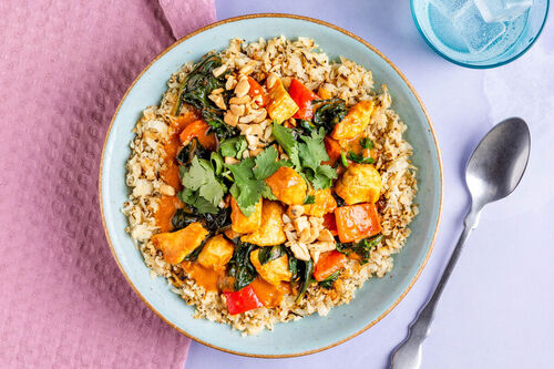 Vegetarisches Butter „Chicken” Low Carb