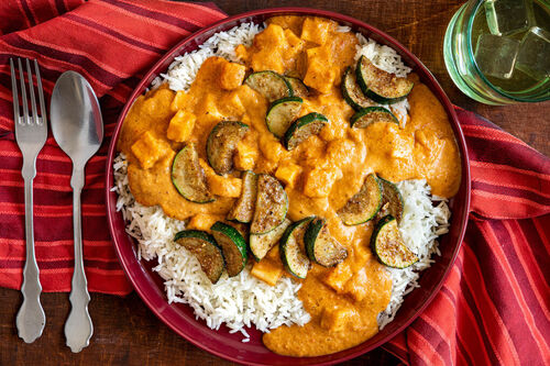 Sahnig-feines Zucchini-Paneer-Curry