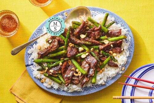 Martha's Best Steak & Asparagus Stir-Fry
