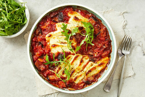 Carb-Conscious Baked Haloumi