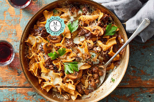 Martha's Best French Onion Beef Stroganoff