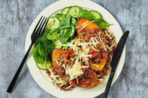 Nutritious Lamb Stuffed Sweet Potatoes