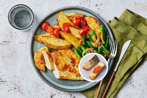 Golden Seared Salmon Fillet