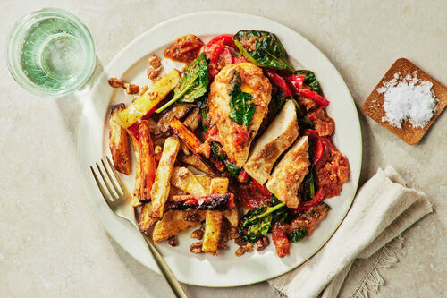 Nutritious Smoky Chicken and Capsicum