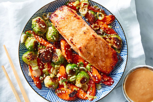 Miso-Honey Glazed Salmon