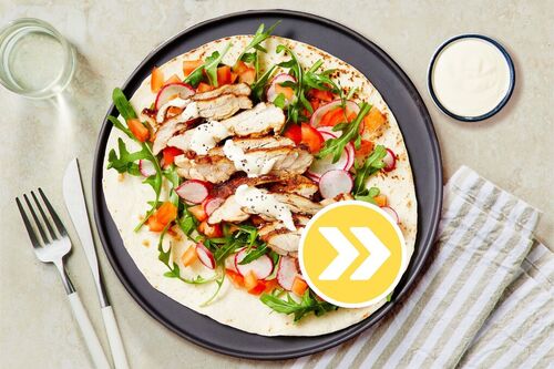 Kofta Spiced Double the Chicken Pitas