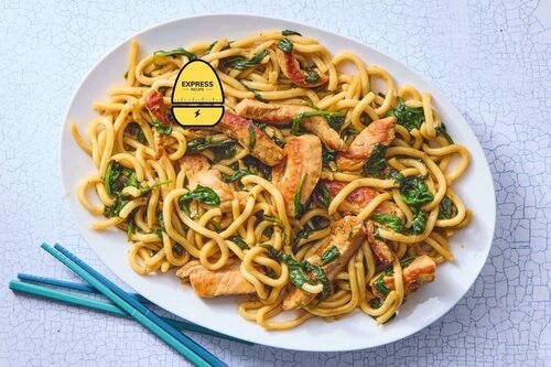 Express Recipe! Pork & Fresh Udon Stir-Fry