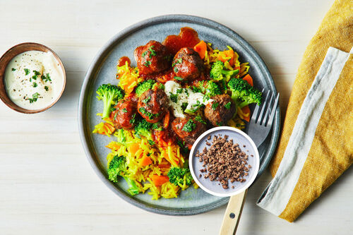 Kofta-Spiced Lamb Meatballs