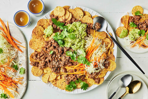 Loaded Korean Beef Nachos