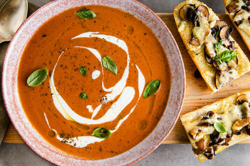 Cremige Tomatensuppe