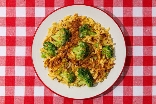 Käsespätzle mit Knuspertopping