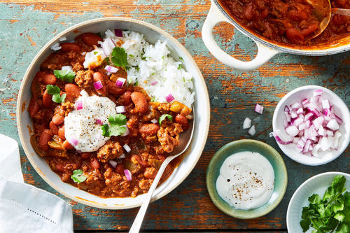Grass-Fed Ground Beef & Bean Chili