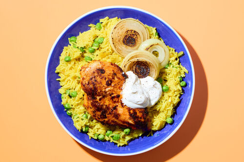 Tandoori Salmon & Turmeric Rice