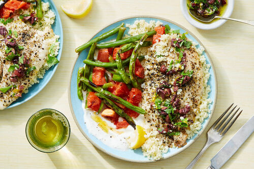 Za'atar Tilapia & Olive Gremolata