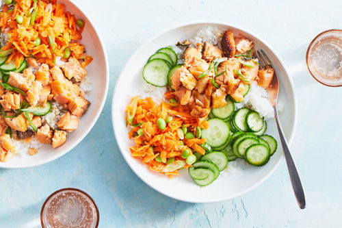 Teriyaki Trout Poke Bowl