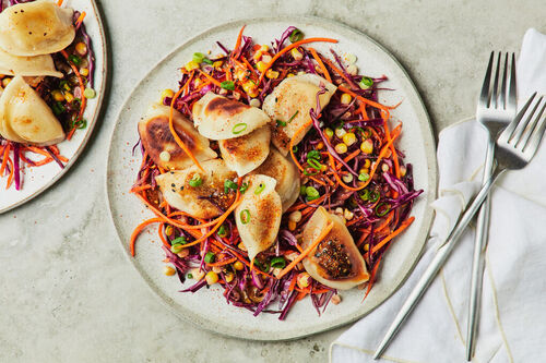 Crispy Pork-Ginger Dumplings