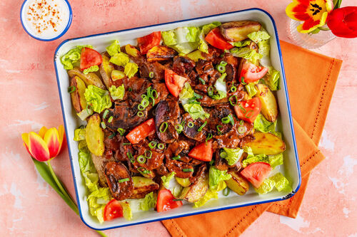 Vegetarischer Kapsalon