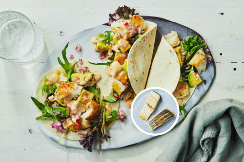 Zesty Jamaican Barramundi Tacos