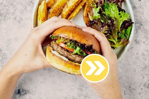 Smoky Beef Cheeseburger