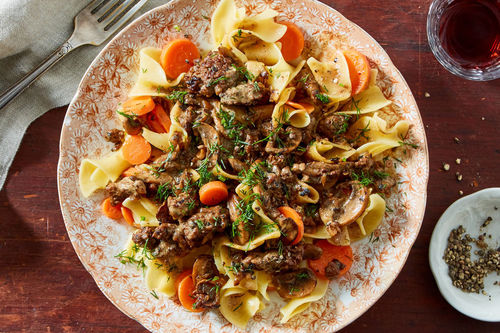 Martha's Best Beef Stroganoff