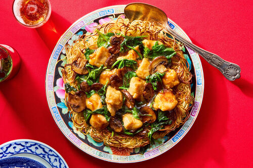 Crispy Pan-Fried Noodles
