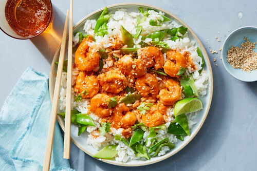 Kimchi-Spiced Shrimp