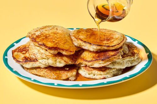 Lemon-Poppy Ricotta Pancakes