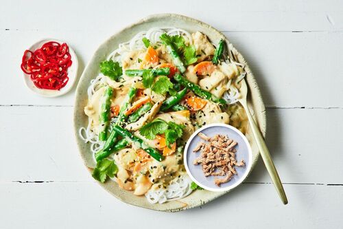 Coconut-Pork Noodles