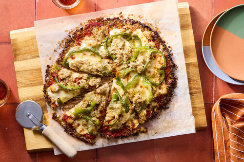 Low-Carb Cauliflower Crust Pizza