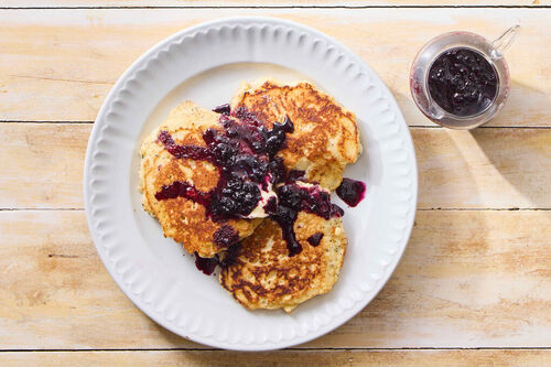 Lemon-Poppy Ricotta Pancakes