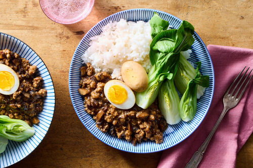 Taiwanese Braised Pork & Mushrooms