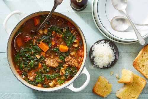 Lentil & Chicken Sausage Soup