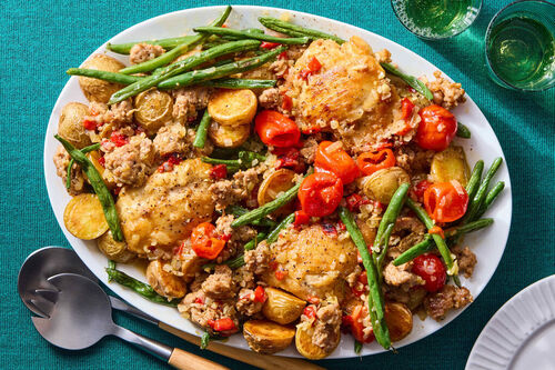 Chicken & Sausage Scarpariello