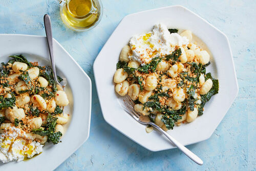 Lemony Gnocchi & Kale