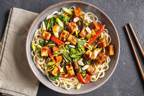 Koreanische Tofu-Bowl vegan